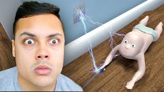 BABY GETS ELECTROCUTED Whos Your Daddy [upl. by Kohn]