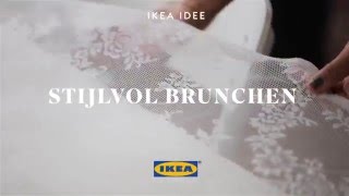 IKEA idee  Stijlvol brunchen [upl. by Enelrats]