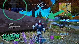 How to Knock down a Timber Pine with a Force ability or lightsaber  Fortnite [upl. by Pippy]