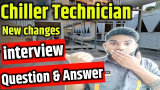 HVAC Chiller Interview questions  Chiller HVAC Interview  HVAC Interview questions in Hindi  hvac [upl. by Gwynne]