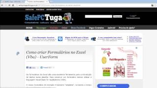 Como criar formulários no Excel VBA  UserForm [upl. by Mamie]