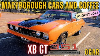 AMAZING CARS AT MARYBOROUGH CARS AND COFFEE [upl. by Ahsirt190]