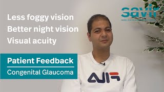 Glaucoma Treatment After Optic Nerve Damage Feedback from SAVIR Patient Mr F [upl. by Andromeda]