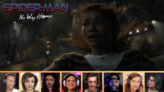 Reactors Reacting to the AMAZING SPIDERMAN SAVING MJ  SpiderMan No Way Home 2021 [upl. by Nodnol]