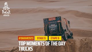 Trucks Top moments  Stage 9  Dakar2023 [upl. by Frodina]