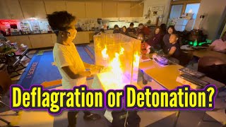 Deflagration vs Detonation in RamZland🔥 STEM ScienceForKids CombustionVelocity RamZland [upl. by Mazonson]