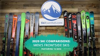 2020 Mens 72 to 86 mm Frontside Ski Comparison [upl. by Ashjian]