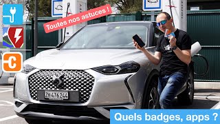 Quels badgesapps pour votre voiture électrique  En DS3 Crossback ETense [upl. by Owens]