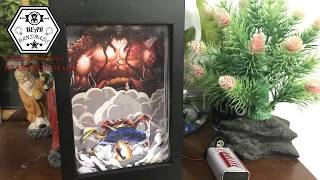 DIY  Paper Light Box  How to make light box One piece [upl. by Isbella]