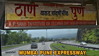 Expert Bus Driver  MSRTC Bus Cabin Ride  Mumbai Pune Expressway  Swargate Thane MSRTC Semi Luxury [upl. by Novhaj]