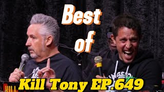 FUNNY MOMENTS Kill Tony EP 649 HARD EDIT [upl. by Arbmik191]