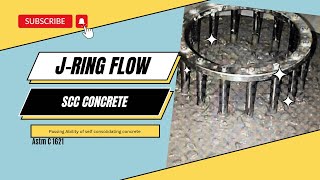 What is JRing Flow Test JRing Flow Test for Self Compacting Concrete Self Compacted Concrete [upl. by Jannelle]