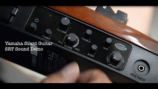 Yamaha Silent Guitar SRT acoustic pickup Sound Demo  SLG200N [upl. by Ahseenat219]