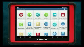 SCANNER AUTOMOTRIZ LAUNCH X431 Capacitación de uso menú principal del scanner y funciones [upl. by Everara]