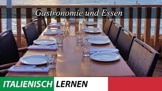 Italienisch lernen für Anfänger A1  Im Restaurant Essen bestellen  Vokabeln DeutschItalienisch A1 [upl. by Ylek]