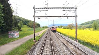 ★ 🇨🇭Cab ride Wil  Kloten  Regensdorf  Basel Switzerland Spring 2019 [upl. by Siravat]