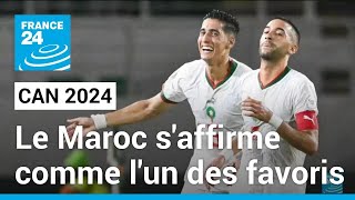 CAN 2024  Le Maroc très sérieux termine 1er de son groupe • FRANCE 24 [upl. by Birgit]