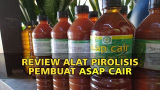 Review Alat Pirolisis Untuk Membuat Asap Cair 40 Kg Batok Kelapa Lebih 15 liter Asap Cair [upl. by Adnohsed846]