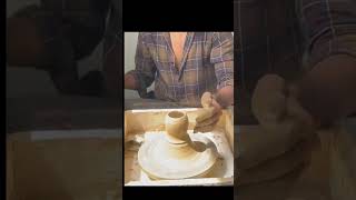 claypotteryartistry firstshortvideo matkaArt artandcraft clay ceramic pottery handmade [upl. by Tarra988]