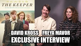 THE KEEPER stars David Kross and Freya Mavor  Exclusive Interview [upl. by Ody]