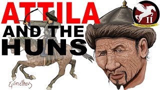 Attila and the Huns Fall of the Roman Empire Origin of the Hun Empire explained [upl. by Nnalyrehs]