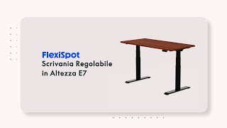 Scrivania Regolabile in Altezza E7  FlexiSpot [upl. by Tyra482]