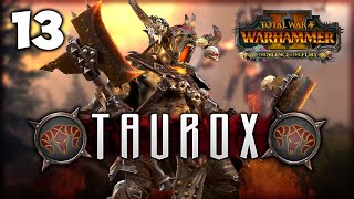 FURY AGAINST THE HIGH ELVES Total War Warhammer 2  Taurox the Brass Bull Vortex Campaign 13 [upl. by Nilram326]