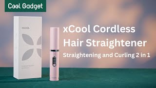 2 in 1 hair straightener and curler demonstration  review  nova straightener [upl. by Cornelie]