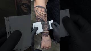 Awesome Realistic Tattoo tattooideas tattoo handtattoos realistictattoo [upl. by Adlez]