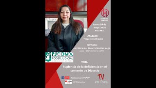 SUPLENCIA DE LA DEFICIENCIA EN EL CONVENIO DE DIVORCIO Hablemos Derecho TV [upl. by Whitney]