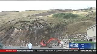 EXCLUSIVE Time lapse video of landslide in North Salt Lake neighborhood [upl. by Beore]