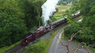 Chasing Trains on the Ffestiniog amp Welsh Highland Railway 2024  Part 1 [upl. by Ahsiryt]