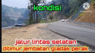 kondisi‼️jalur lintas selatan ditimur jembatan gladak peraksememu channel [upl. by Aklog281]