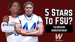 FSU Trending in Recruitment of Several 5 Prospects  FSU Football Recruiting  Warchant TV FSU [upl. by Llerrem]