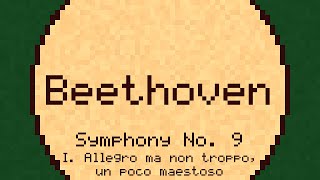 Symphony No 9 I Allegro ma non troppo un poco maestoso  Beethoven  ChipTune [upl. by Annelg]