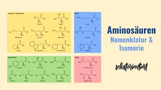 Nomenklatur amp Isomerie der Aminosäuren einfach erklärt  Ausnahme Glycin  IUPAC Nomenklatur erklärt [upl. by Aeirdna]