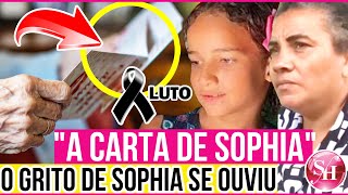 ✅️😭O GRITO DE SOPHIA REVELADO A CARTA DE SOPHIA VEM ATONA AGORA NINGUÉM ESPERAVA ISSO ACONTECER E [upl. by Ravilob]