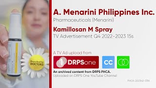 Kamillosan M Spray TV Ad Q4 20222023 15s Philippines CCST [upl. by Annayd925]