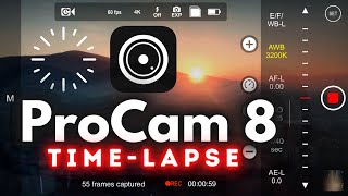 ProCam 8 TIMELAPSE MODE Review I Best Camera App for iPhone 2022 [upl. by Attesor]