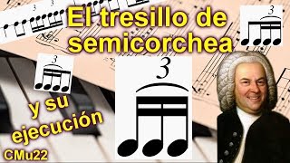 El tresillo de semicorchea Cómo leerlo y ejecutarlo Lección musical 22 DINÁMICA INTERACTIVA [upl. by Armalla]