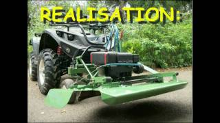 TONDEUSE QUAD MOWER SlimDesign [upl. by Janith]