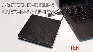 Amicool External DVD Drive  Unboxing amp Review [upl. by Shishko178]