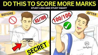 STUDY LESS amp SCORE MORE  Smart Study Tips Tamil  Motivation to Increase Focus almost everything [upl. by Toshiko]