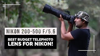 Nikon 200500mm f56E ED VR हिंदी Review  Best Lens for Wildlife Photography [upl. by Isolda]