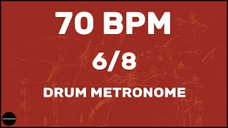 68  Drum Metronome Loop  70 BPM [upl. by Acirdna]