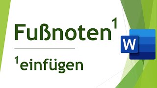 Fußnoten einfügen und formatieren in Microsoft Word  Abschlussarbeiten schreiben 33 [upl. by Robina]