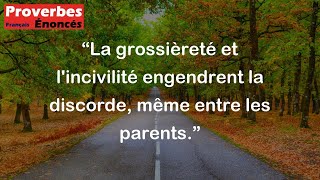 La grossièreté et lincivilité engendrent la discorde même entre les parents  Proverbe Oriental [upl. by Linn]