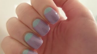 Half Moon Manicure NO TOOLS [upl. by Judy723]