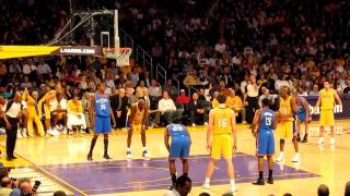 Kobe Bryant Free Throw and then Jumper LA Lakers Vs OKC Thunder 42710 [upl. by Pevzner]