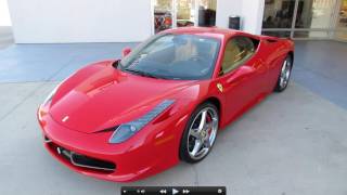 2010 Ferrari 458 Italia Start Up Exhaust and In Depth Tour [upl. by Anniram]